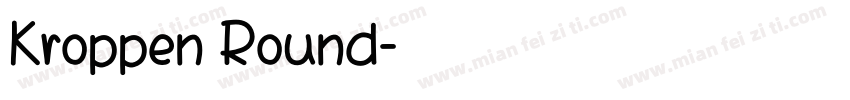 Kroppen Round字体转换